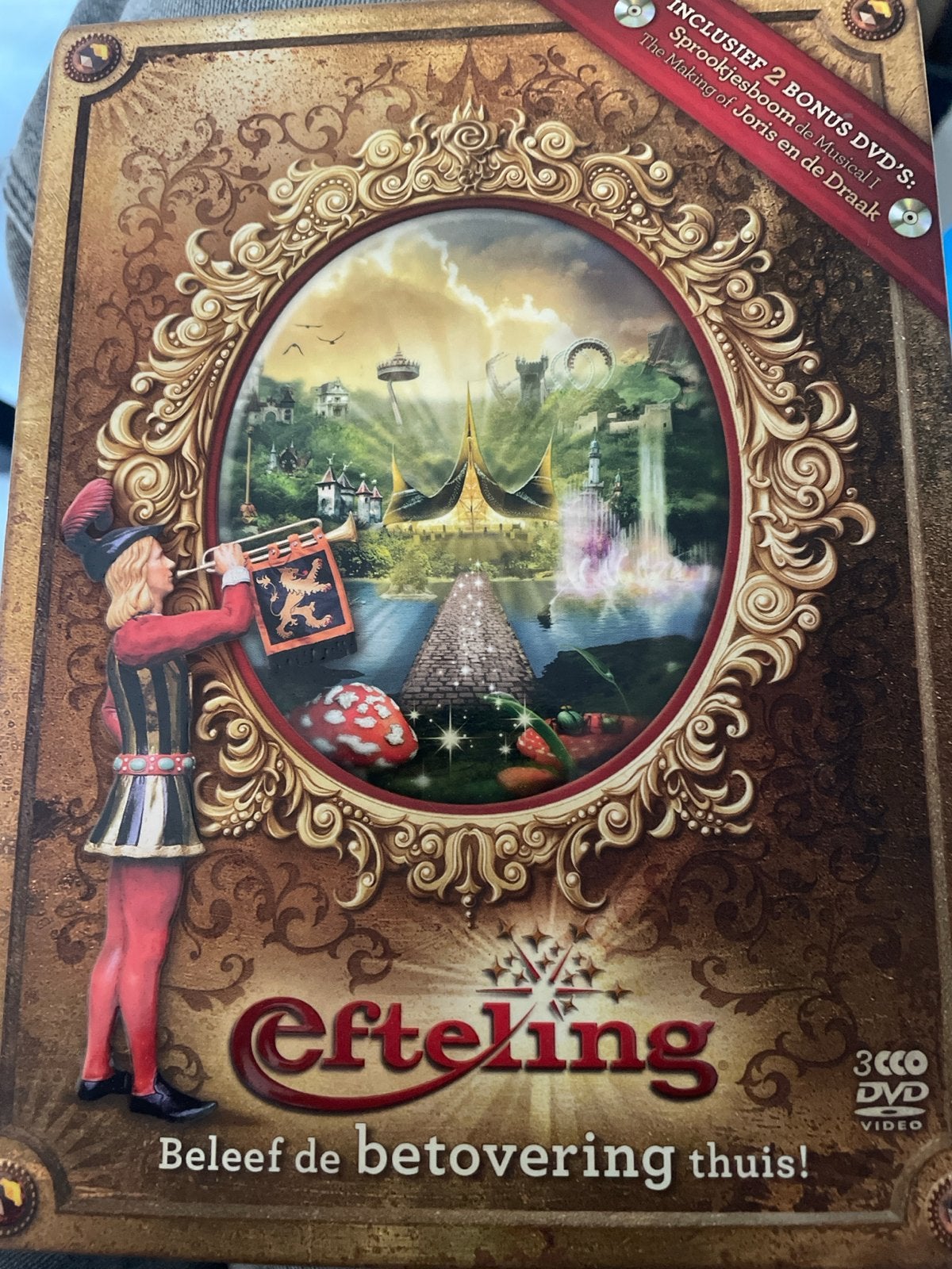 Efteling Souvenir DVD - Beleef de betovering thuis!, Bonusmateriaal, Alle leeftijden, Zo goed als nieuw, Ophalen of Verzenden