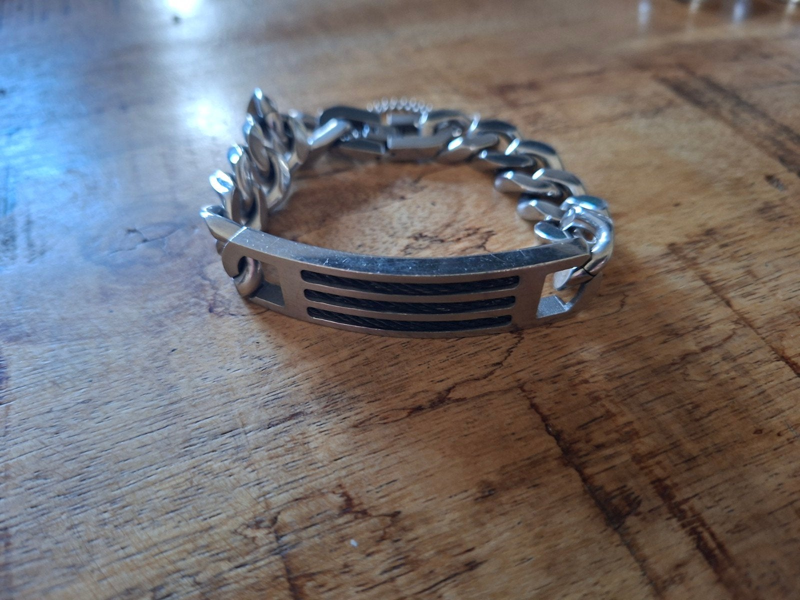 Schakelarmband, Ophalen, Gebruikt, Zilver, Staal