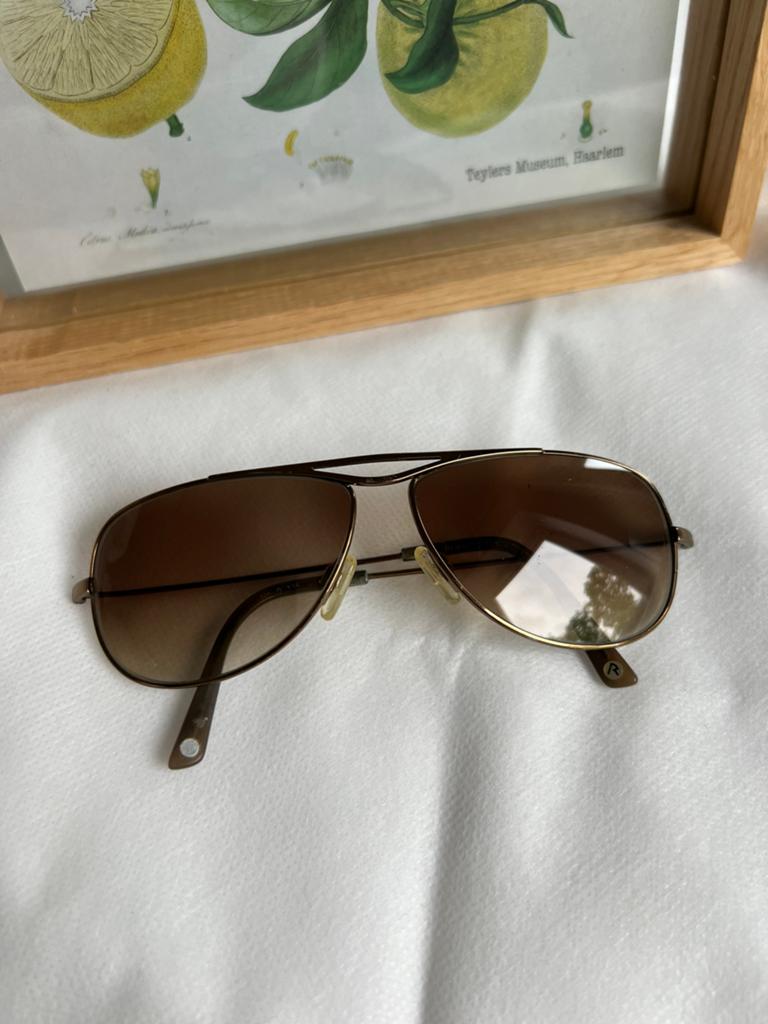 Vintage Rodenstock Aviator, Overige merken, Eu, Zonnebril, Bruin