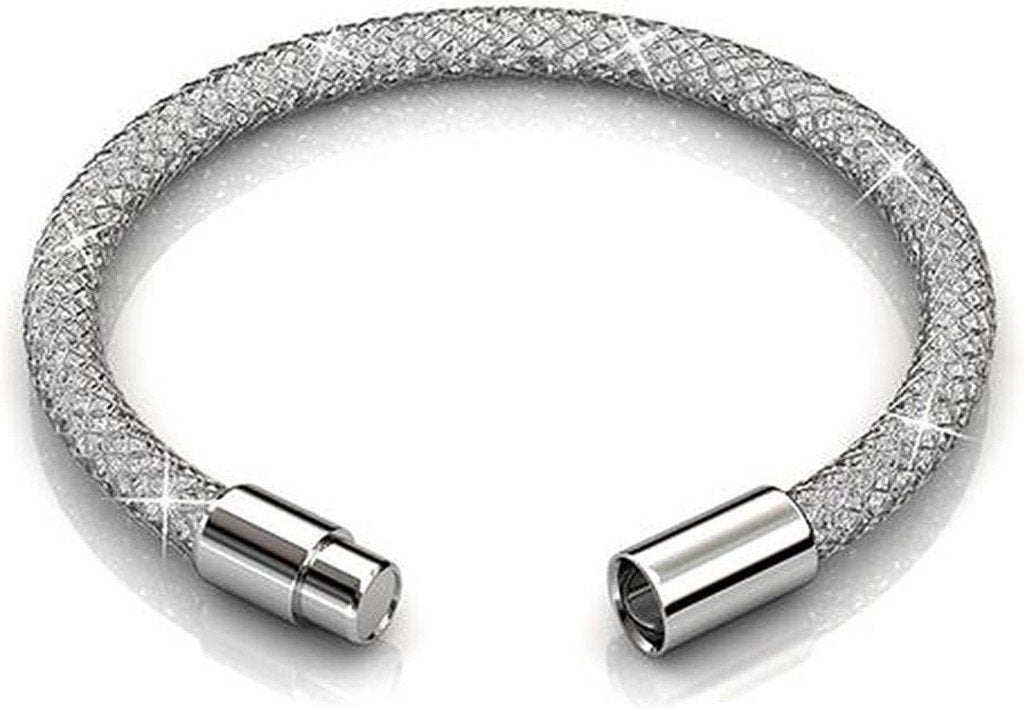 Mesh Armband van Yolora, Met kristal, Overige materialen, Nieuw, Ophalen of Verzenden