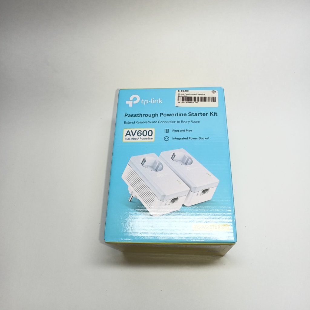 TP-link AV600 Passthrough Powerline Starter Kit | In nieuwst, TP-Link, Zo goed als nieuw, Support@tplink.com, TP-Link Corporation Limited
Room 901, 9/F, New East Ocean Centre
9 Science Museum Road, Tsim Sha Tsui
Kowloon, Hong Kong