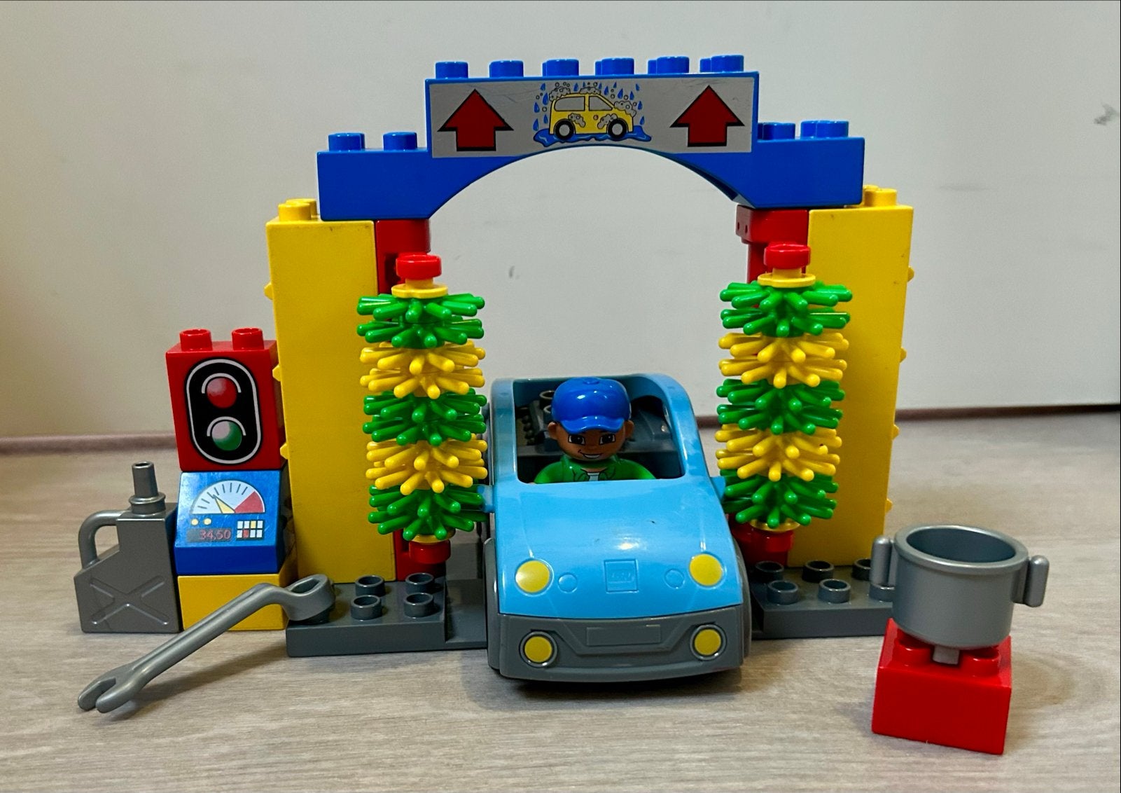 Lego Duplo Ville 5696 Auto Wasstraat, Overige thema's, Ophalen of Verzenden, Zo goed als nieuw, Compleet