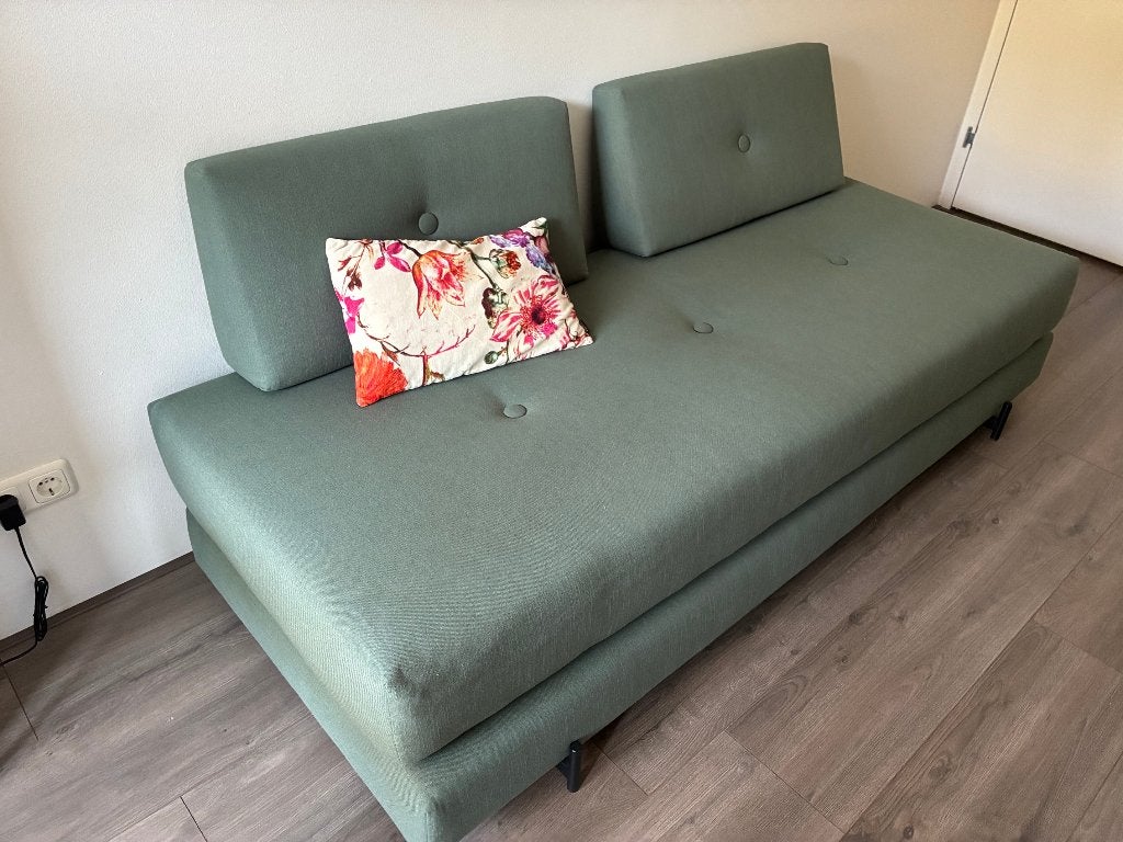 Slaapbank (2 x 80 x 200), Ophalen, Tweepersoons, Zo goed als nieuw, 80 cm