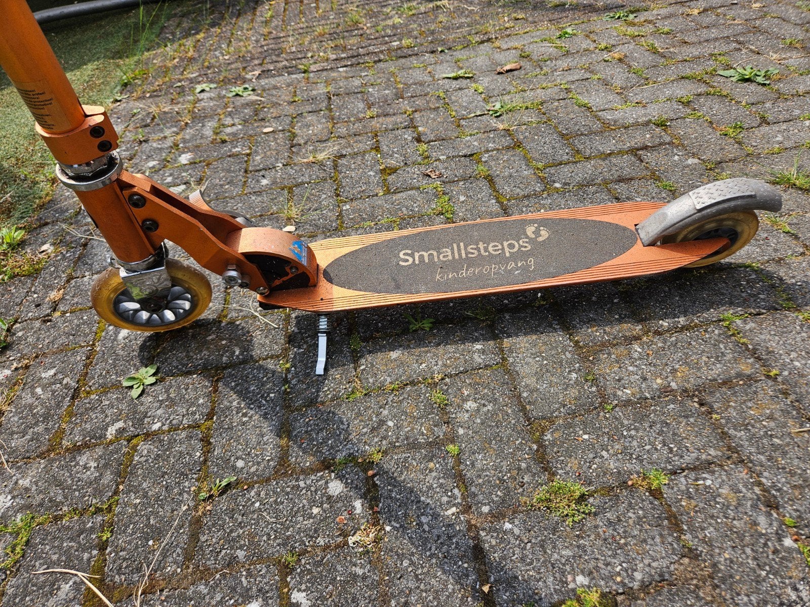 Smallsteps Kinderopvang Step - Oranje, Fietsen en Brommers, Steps, Gebruikt, Gewone step, Ophalen