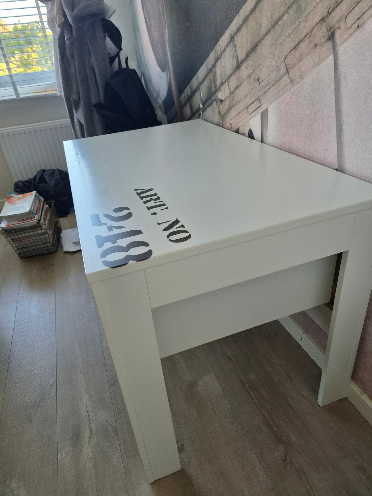 stapelgoed urban bureau, Ophalen, Gebruikt, 100 tot 150 cm, Rechthoekig