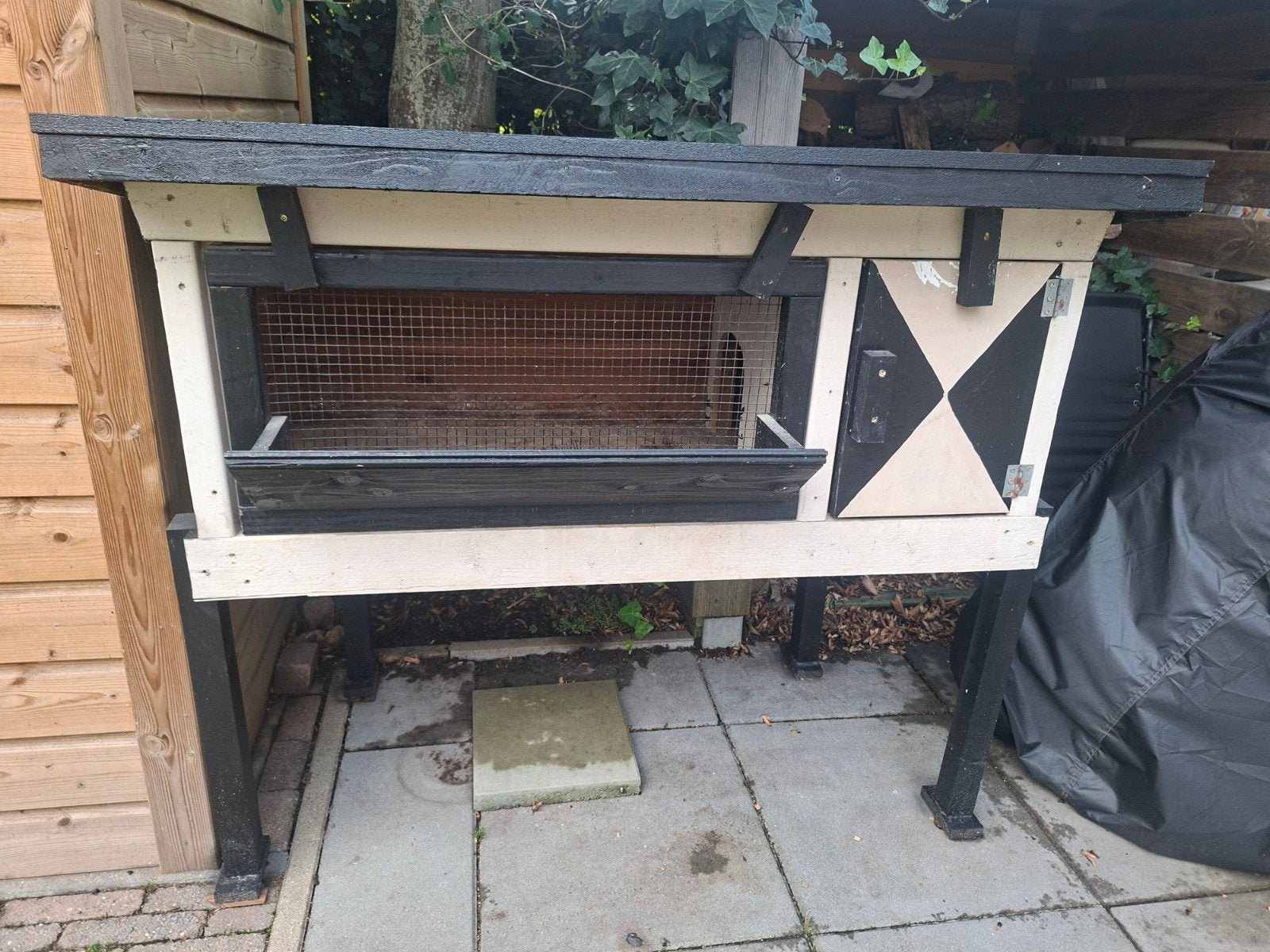 konijnenhok, Dieren en Toebehoren, Ophalen, Gebruikt, 90 cm of meer, Hok