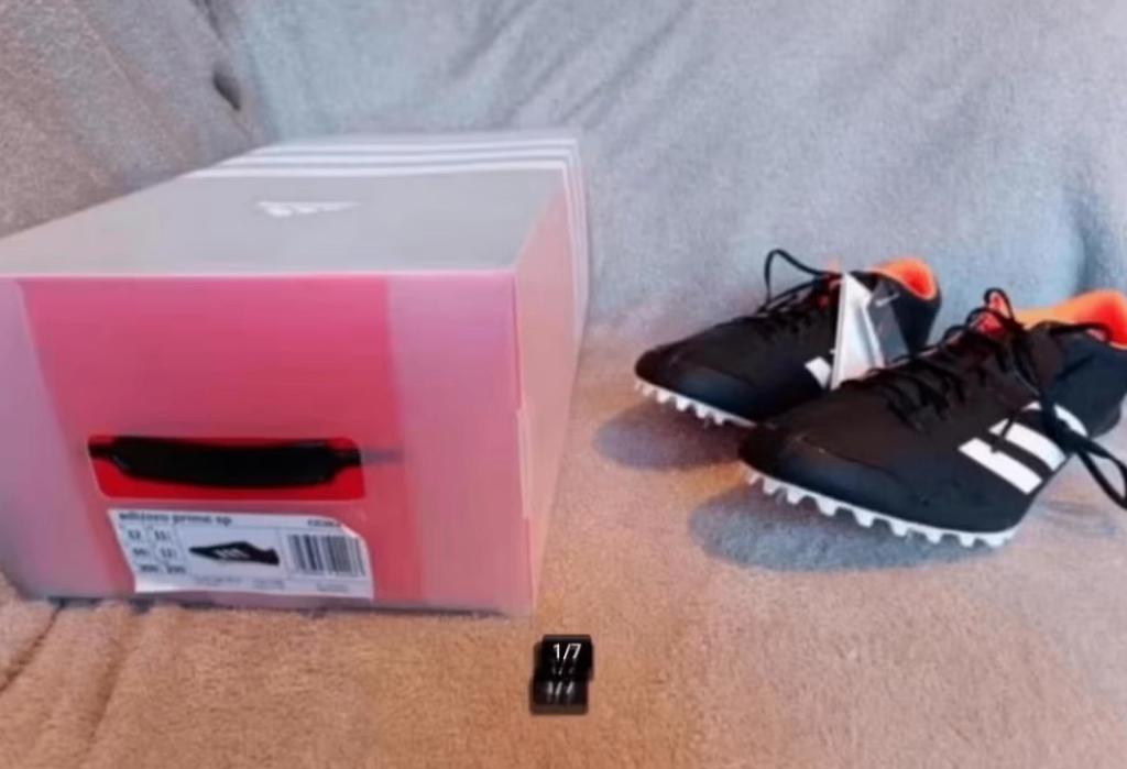 Adizero spikes prime sp maat 46 2/3 (29cm) nieuw superlicht, Overige merken, Nieuw, Ophalen of Verzenden, Spikes