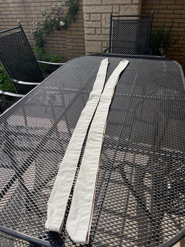 Te koop afdekhoezen voor handrailing boot, Ophalen of Verzenden, Zo goed als nieuw, Overige typen