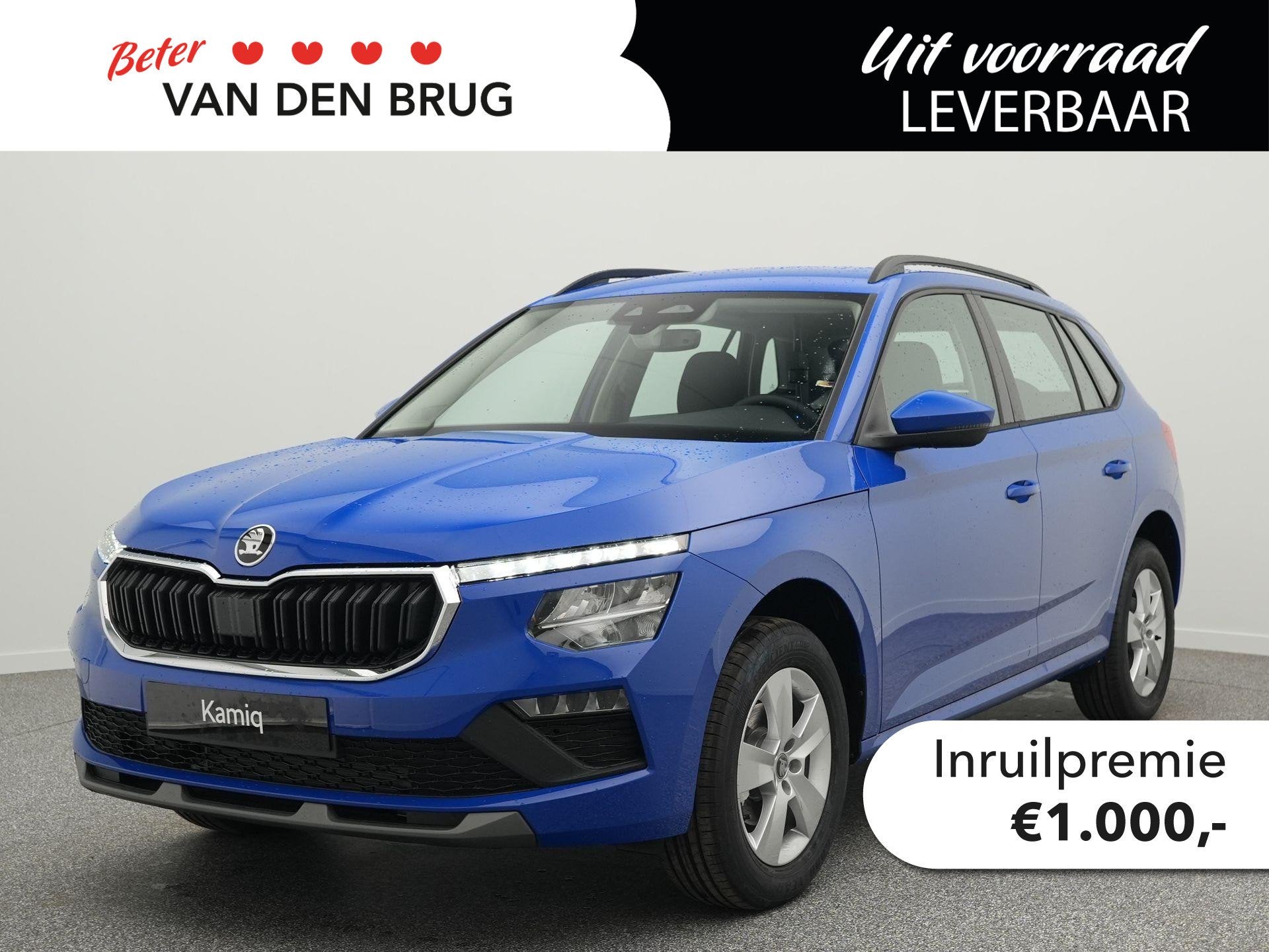 Skoda Kamiq Selection 1.0 TSI | Apple carplay/Android auto |, Auto's, Voorwielaandrijving, Stof, Euro 6, Blauw