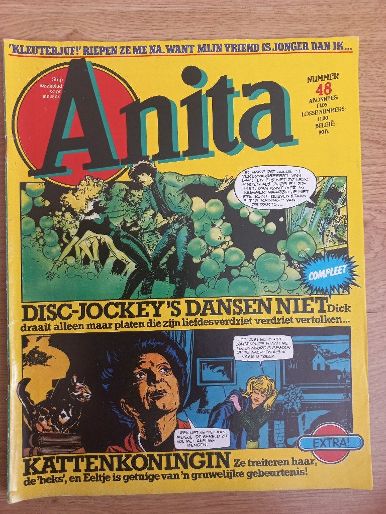 Anita met ABBA en KISS, Ophalen of Verzenden, 1980 tot heden, Nederland, Tijdschrift