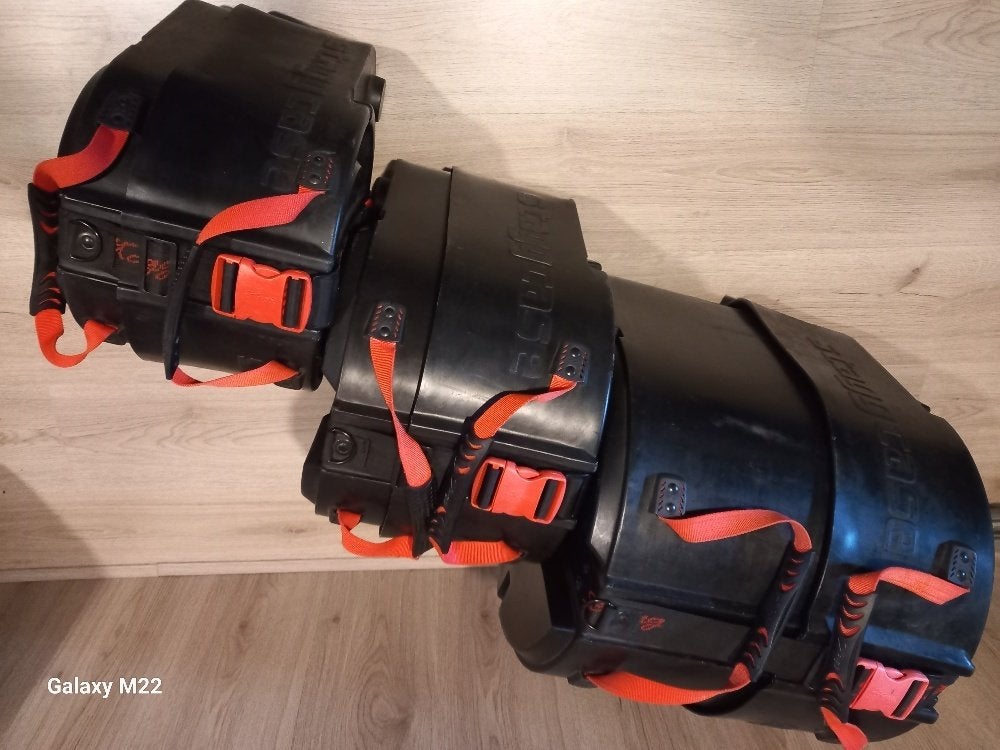 Stagg 10, 12 en 14" tom cases, Ophalen of Verzenden, Gebruikt, Overige instrumenten