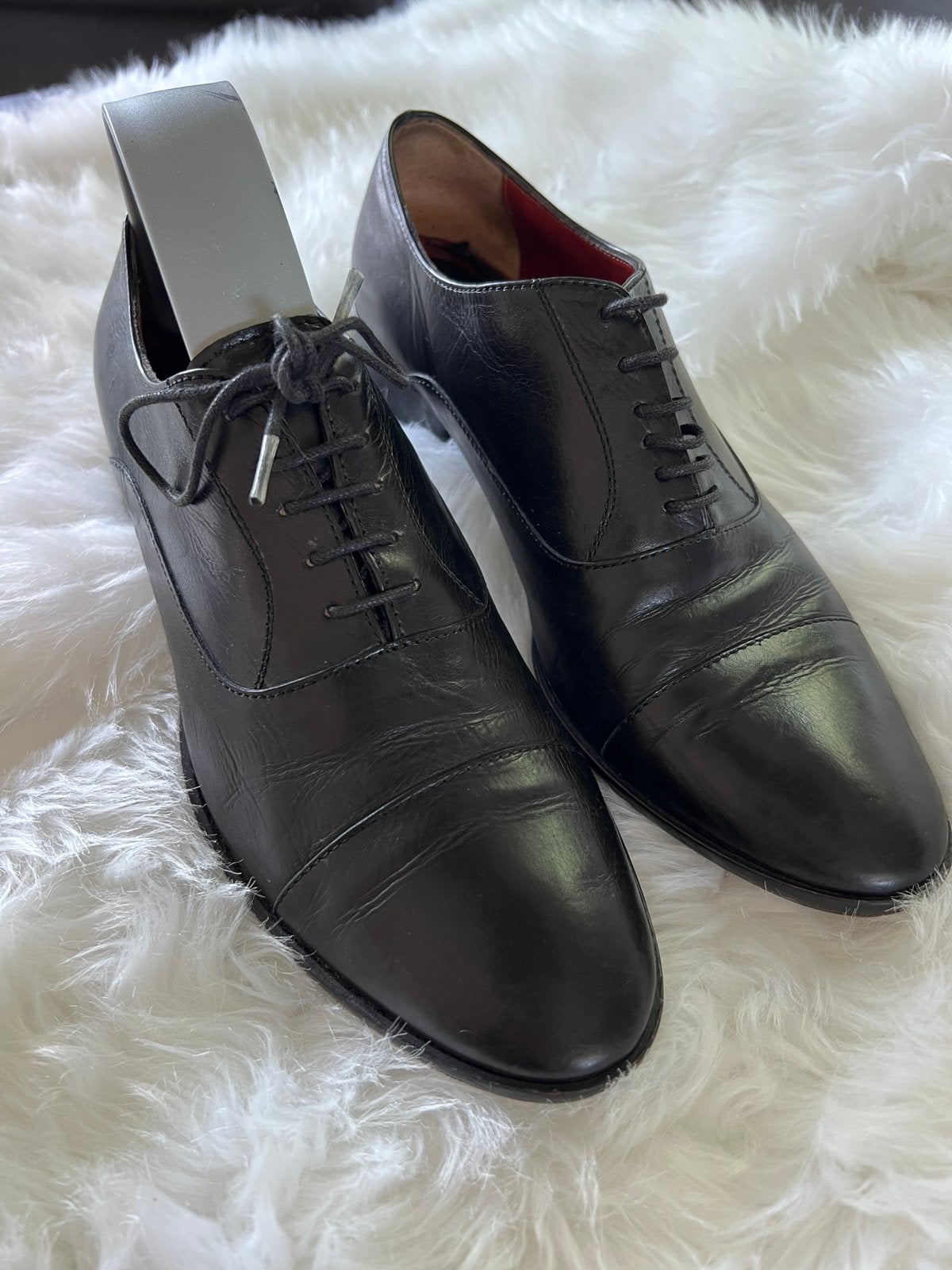 Fred de la Bretoniere 37 Zwarte Veterschoen Damesschoen IZGS, Schoenen met lage hakken, Zwart, Ophalen of Verzenden, Zo goed als nieuw