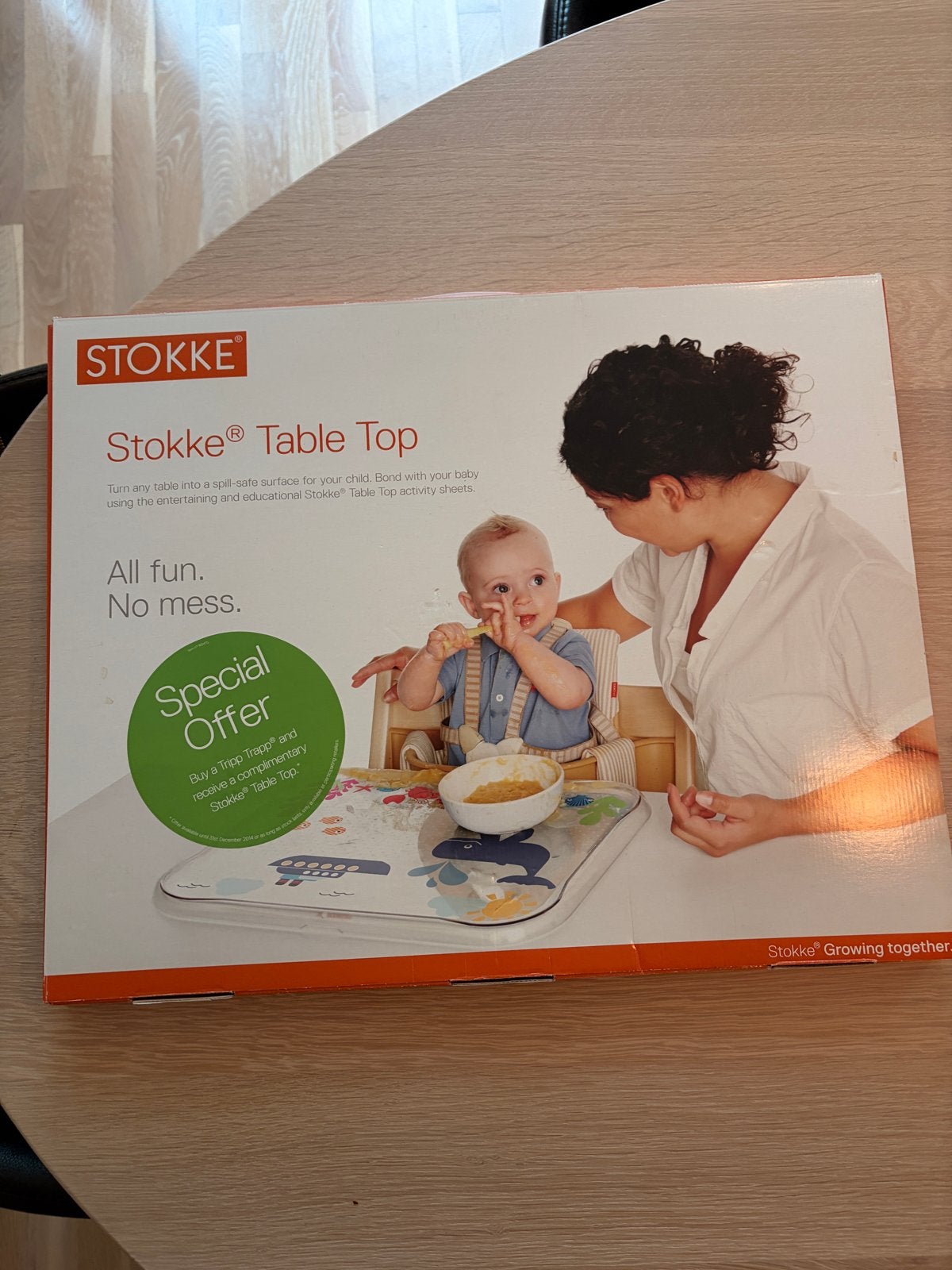 Stokke Table Top met speelplaten, Ophalen of Verzenden, Zo goed als nieuw