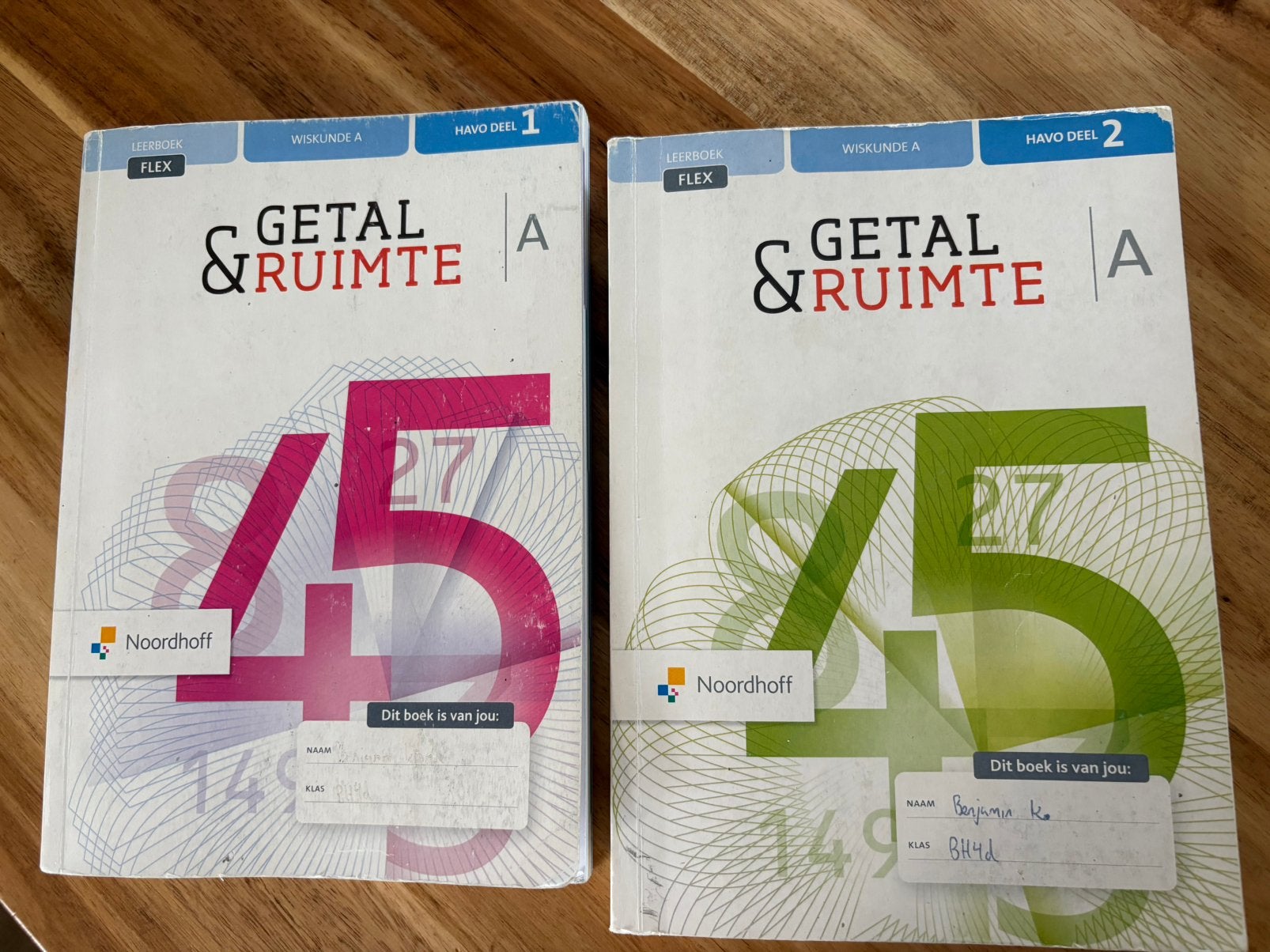 Getal & Ruimte 4-5, Ophalen, Gelezen, HAVO, Wiskunde A