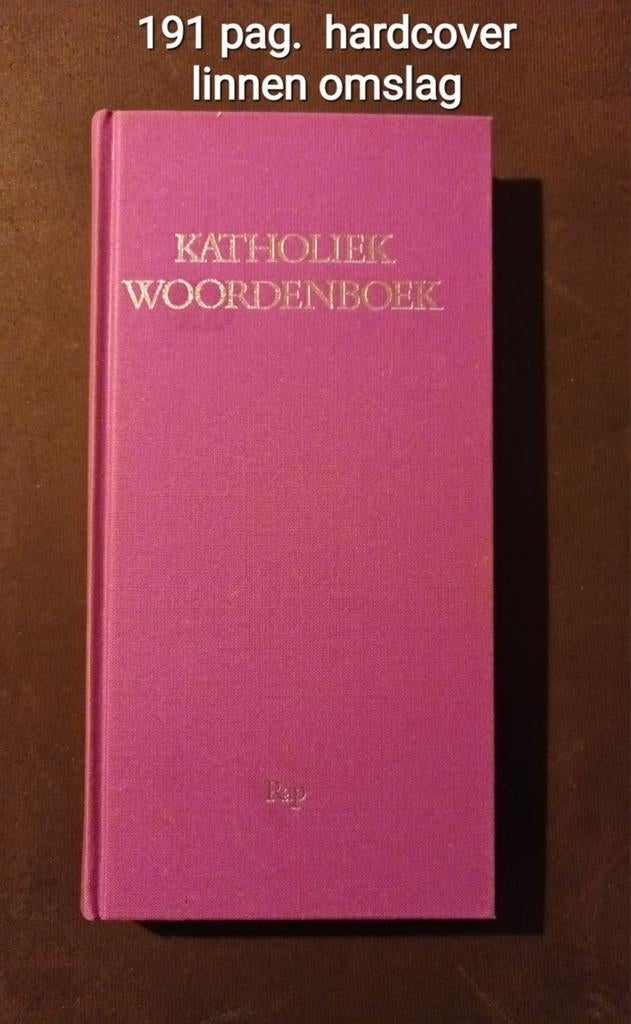 Katholiek Woordenboek - Hardcover Linnen Omslag, Boeken, Verzenden, Gelezen, Onbekend, Christendom | Katholiek