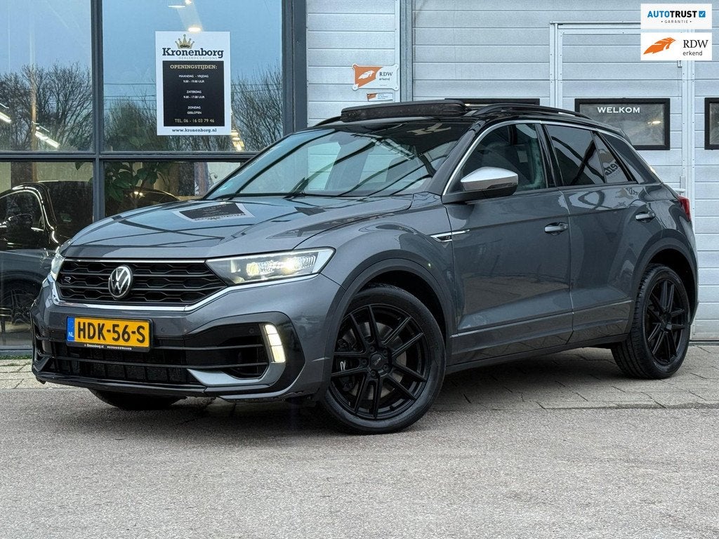 Volkswagen T-ROC 2.0 TSI 4Motion R, PANO, DIGITALDASH, AKRA, Auto's, Volkswagen, Bedrijf, Te koop, T-Roc, 4x4, ABS, Achteruitrijcamera