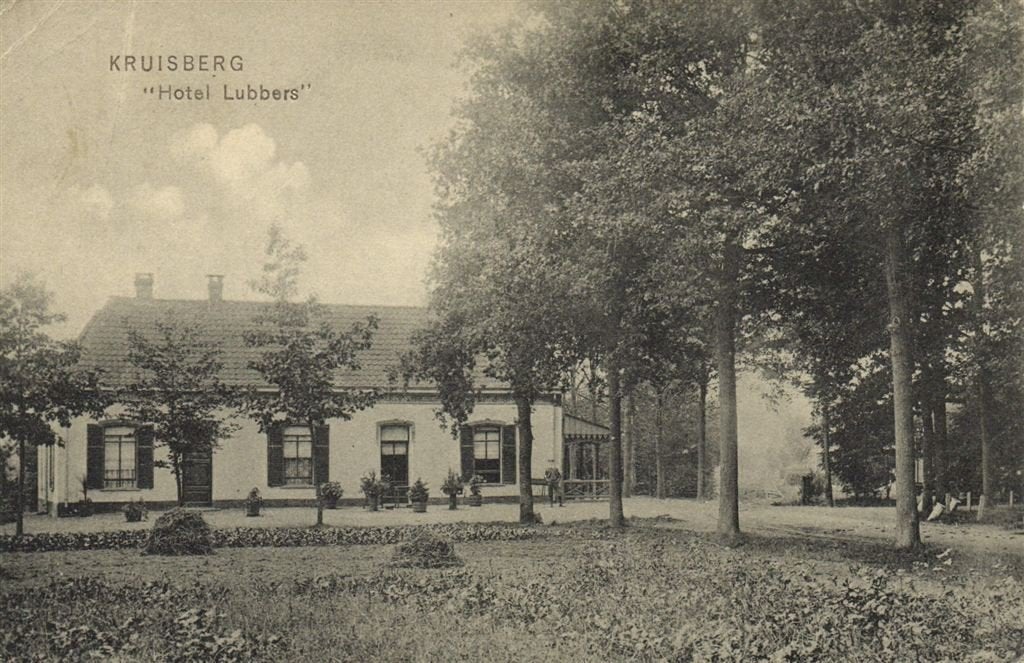 Kruisberg, Hotel Lubbers - beschreven, Verzenden, 1920 tot 1940, Ongelopen, Limburg
