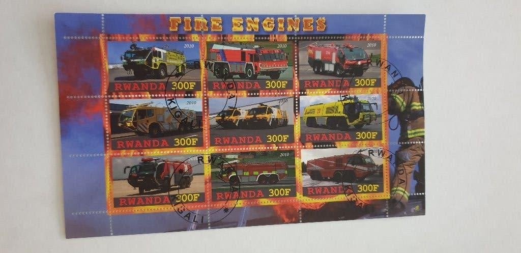 5157 rwanda fire engines brandweer, Verzenden, Overige landen