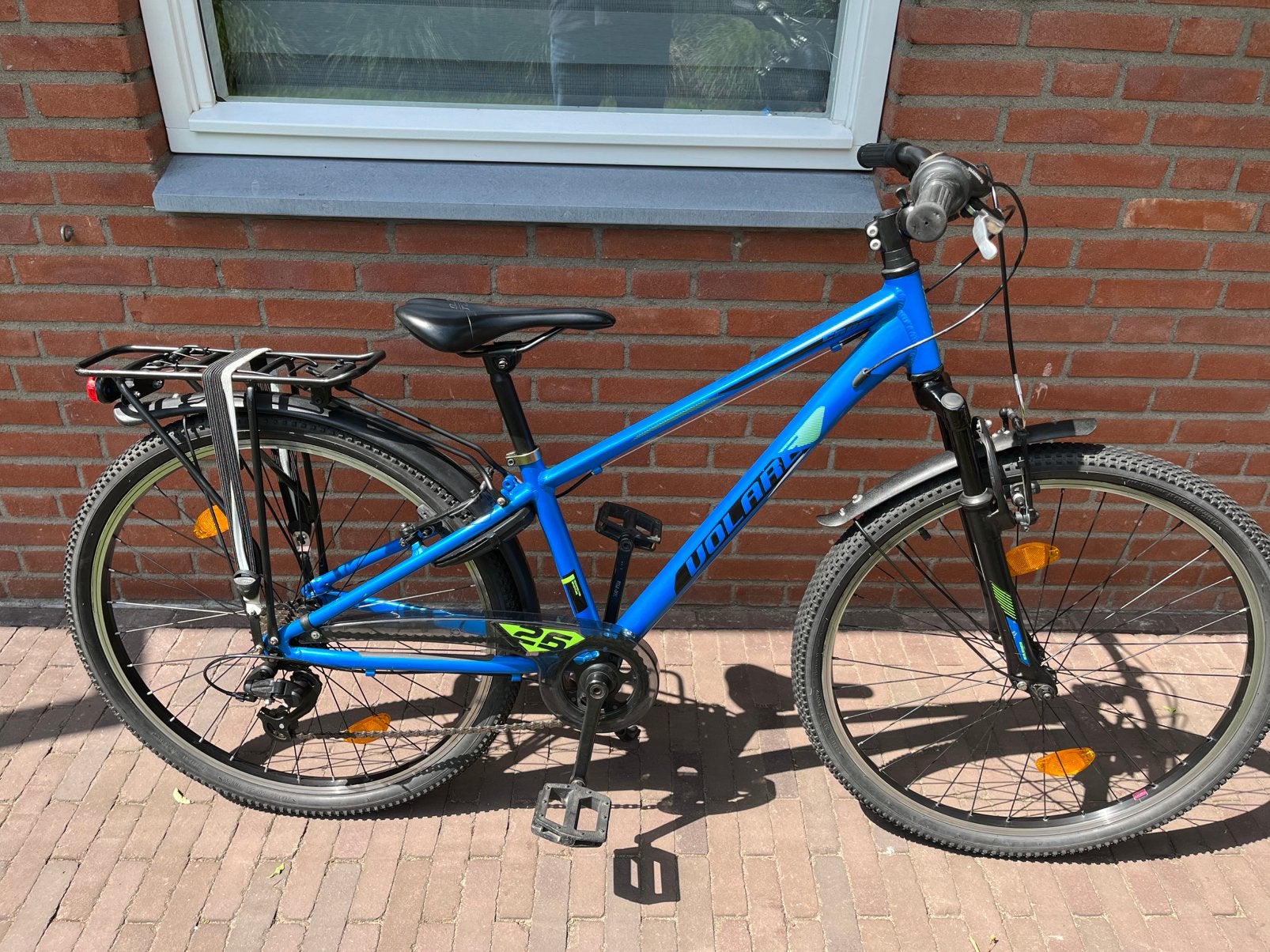 Mountainbike, maat XS, blauw , bandenmaat 26 inch., Minder dan 10 versnellingen, Gebruikt, 26 inch, Velgrem