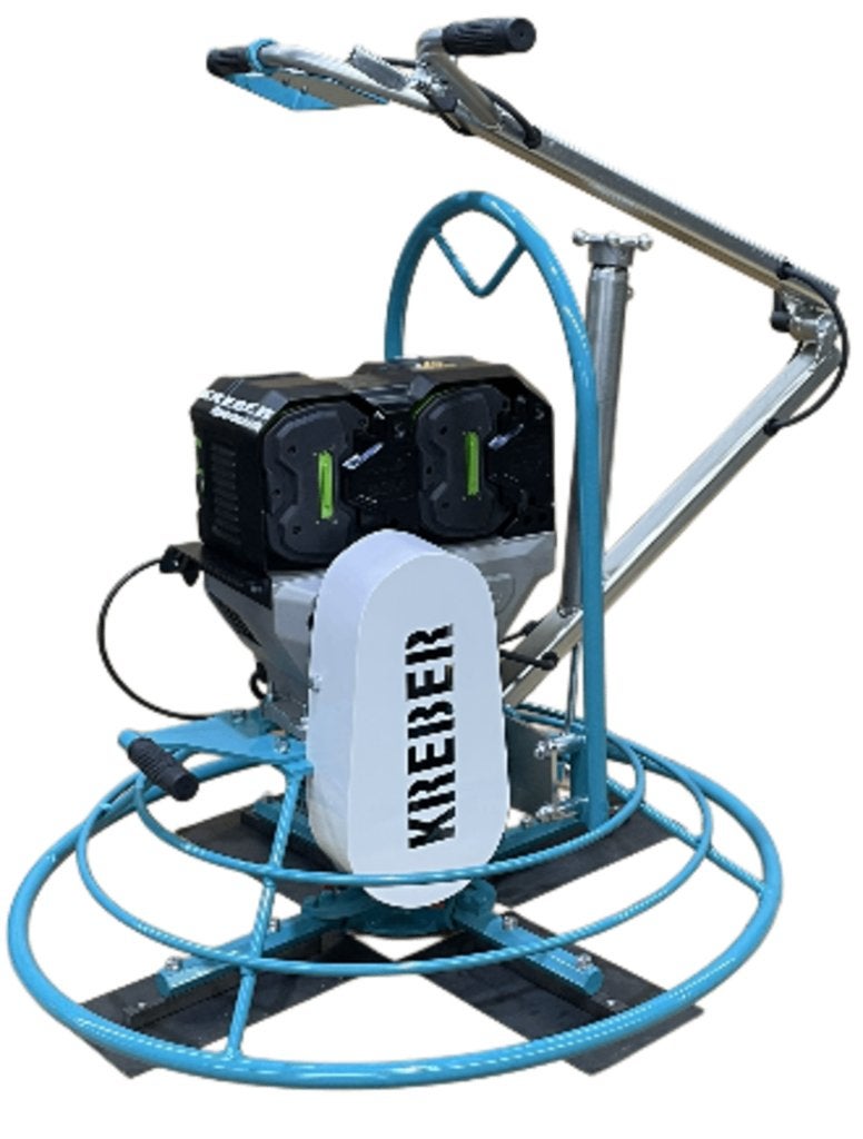 KREBER K750E-A accu vlindermachine 750 mm 4,72 pk nieuw, Minder dan 25 liter, Ophalen of Verzenden, Nieuw, Minder dan 200 liter/min