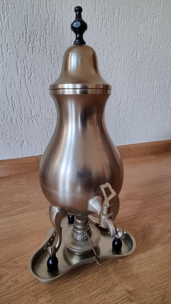 Antieke Tinnen Samovar / Theeketel, Antiek en Kunst, Antiek | Tin, Ophalen of Verzenden