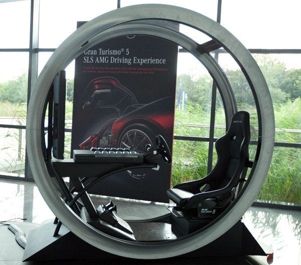 Playstation 3 x mercedes amg x gran turismo race simulator, Ophalen