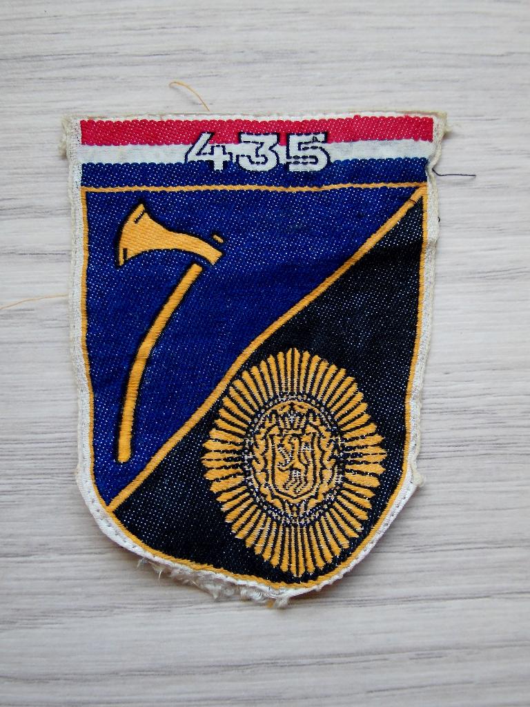 Embleem 435 Infanterie Beveiligingscompagnie Regt Van Heutsz, Verzamelen, Militaria | Algemeen, Ophalen of Verzenden, Landmacht