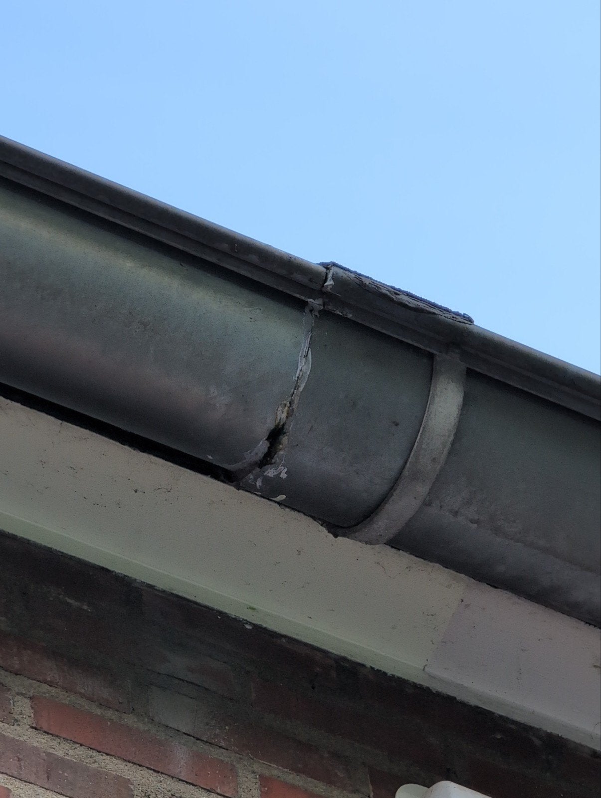 Amersfoort: Dakgoot solderen 2x, repareren., Ophalen, Overige typen, Zink, Minder dan 2 meter
