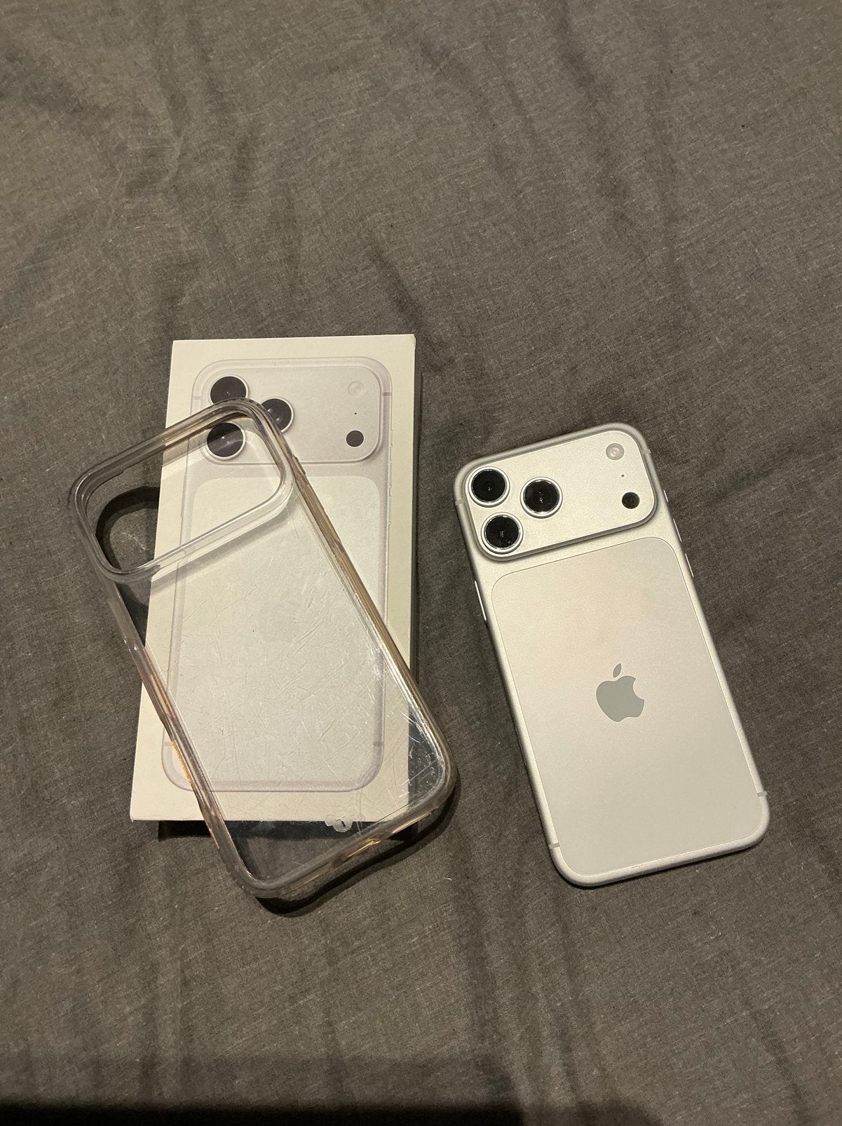 Iphone 17 pro max, zilver, 256gb, batterij 100%, Overige modellen, Zo goed als nieuw, Zilver, Ophalen