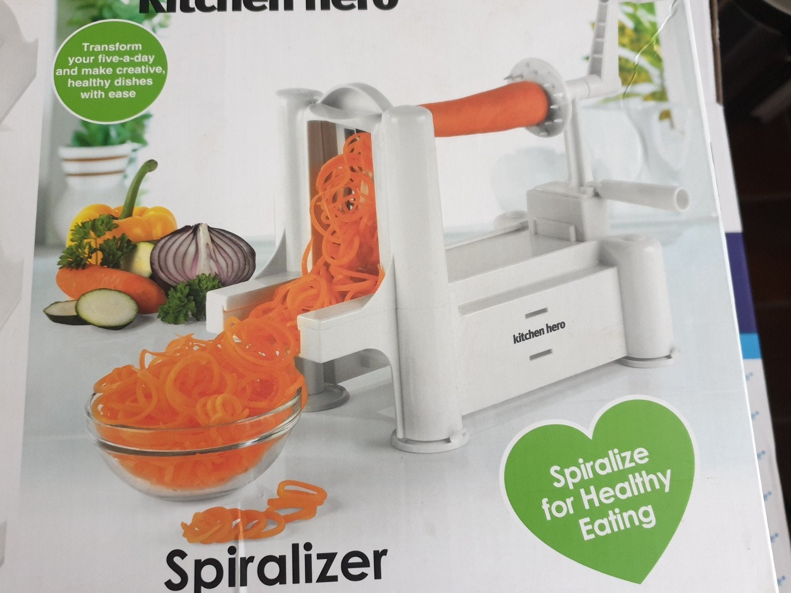 Kitchen hero Spiralizer, Verzenden, Kunststof, Zo goed als nieuw, Snijmachine