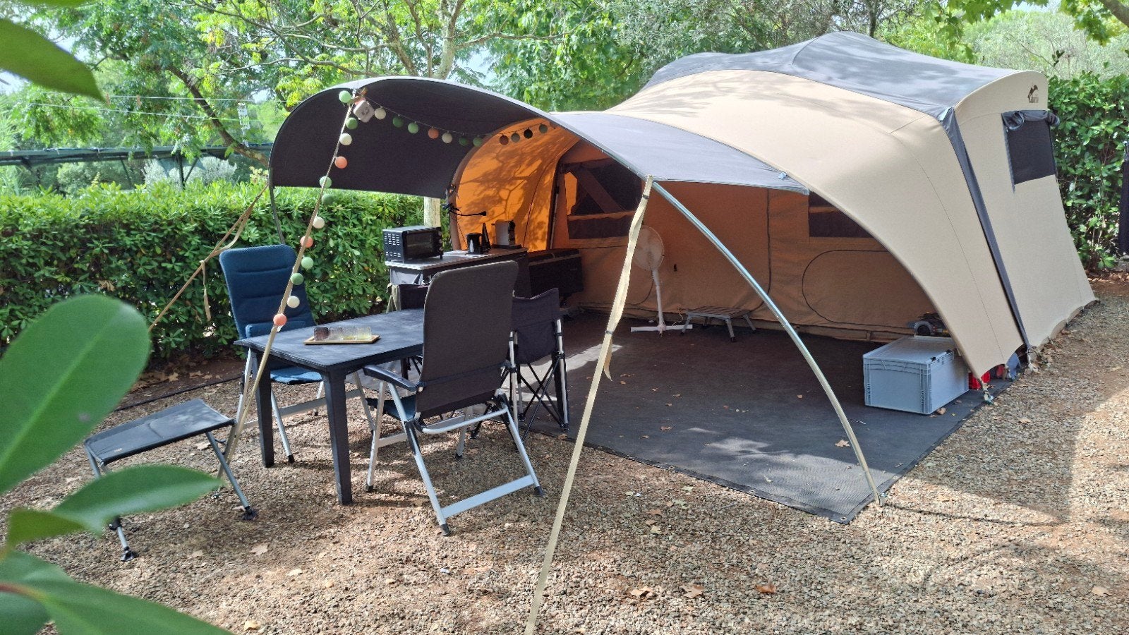 Cabanon vouwwagen Monaco 2023 met voortent en luifel, Ophalen, Beige, Cabanon, Meer dan 6
