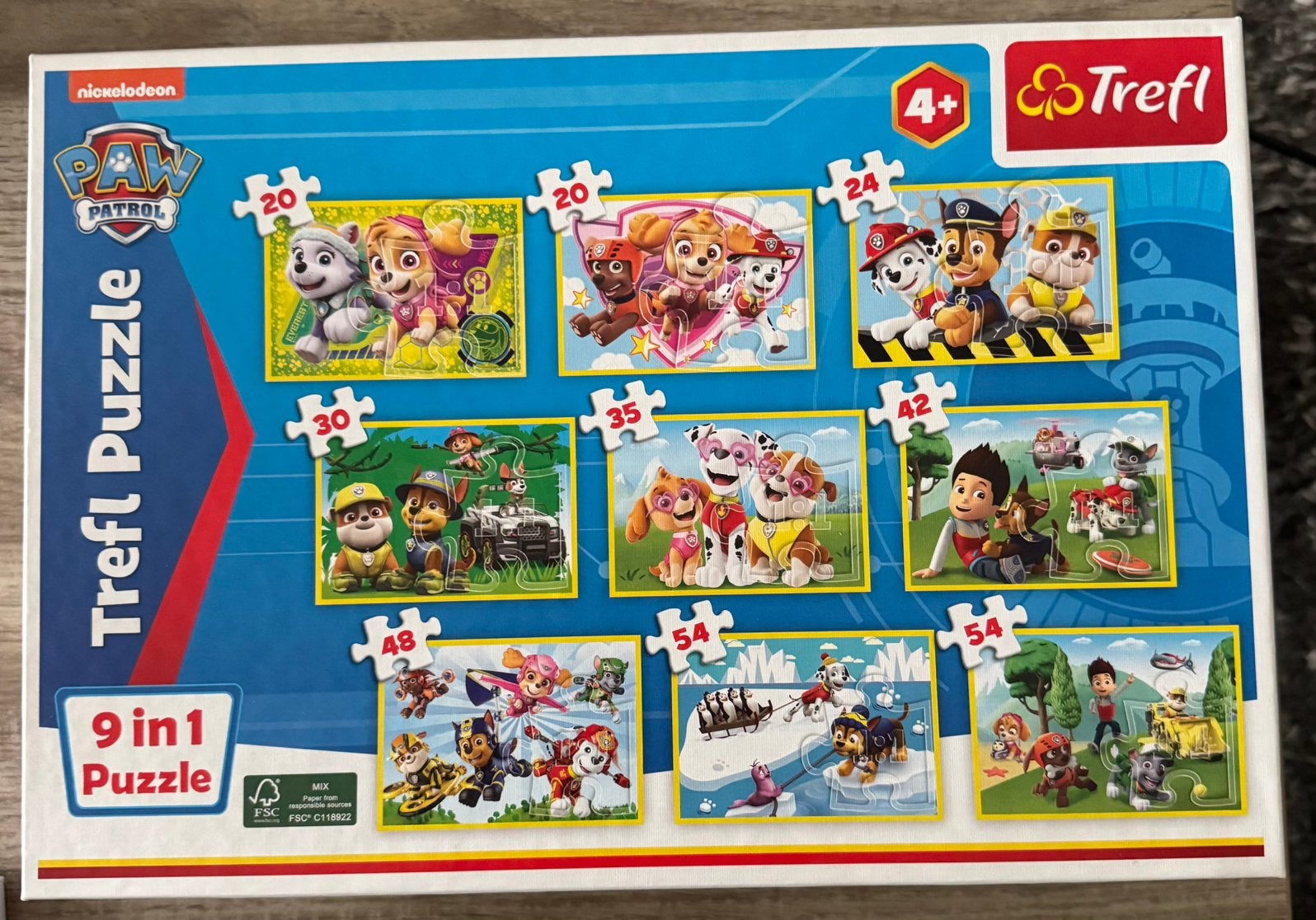 Kinderpuzzel en spellen, Ophalen