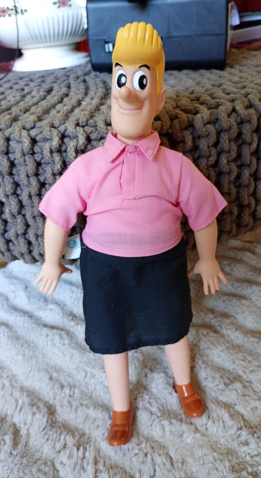 Vintage (Suske en Wiske) Tante Sidonia pop 1993, Ophalen of Verzenden, Gebruikt, Overige typen