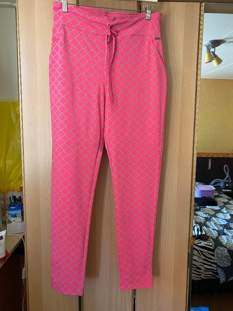 Nieuw travelstof roze/lichtbruin broek Ambika, Maat 46/48 (XL) of groter, Nieuw, Ophalen of Verzenden, Roze