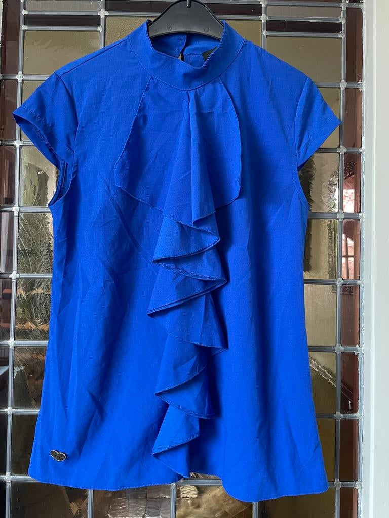 Lov'it kobalt blauwe blouse maat M, Kleding | Dames, Blouses en Tunieken, Ophalen of Verzenden, Zo goed als nieuw, Maat 38/40 (M)