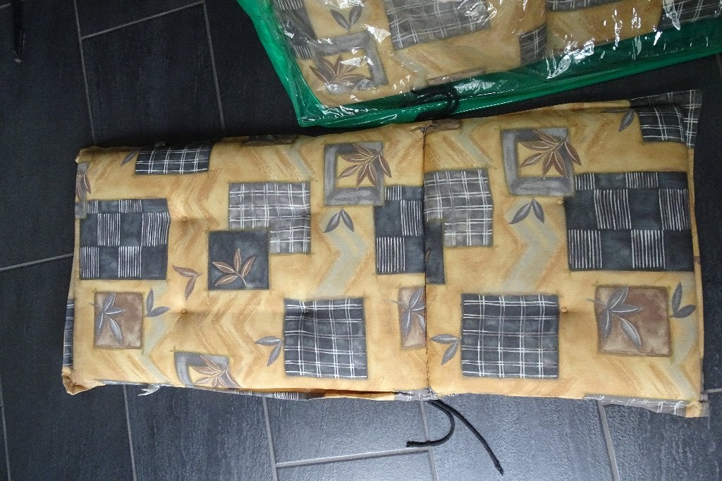 4 tuinstoelkussen met tas, Ophalen, Zo goed als nieuw