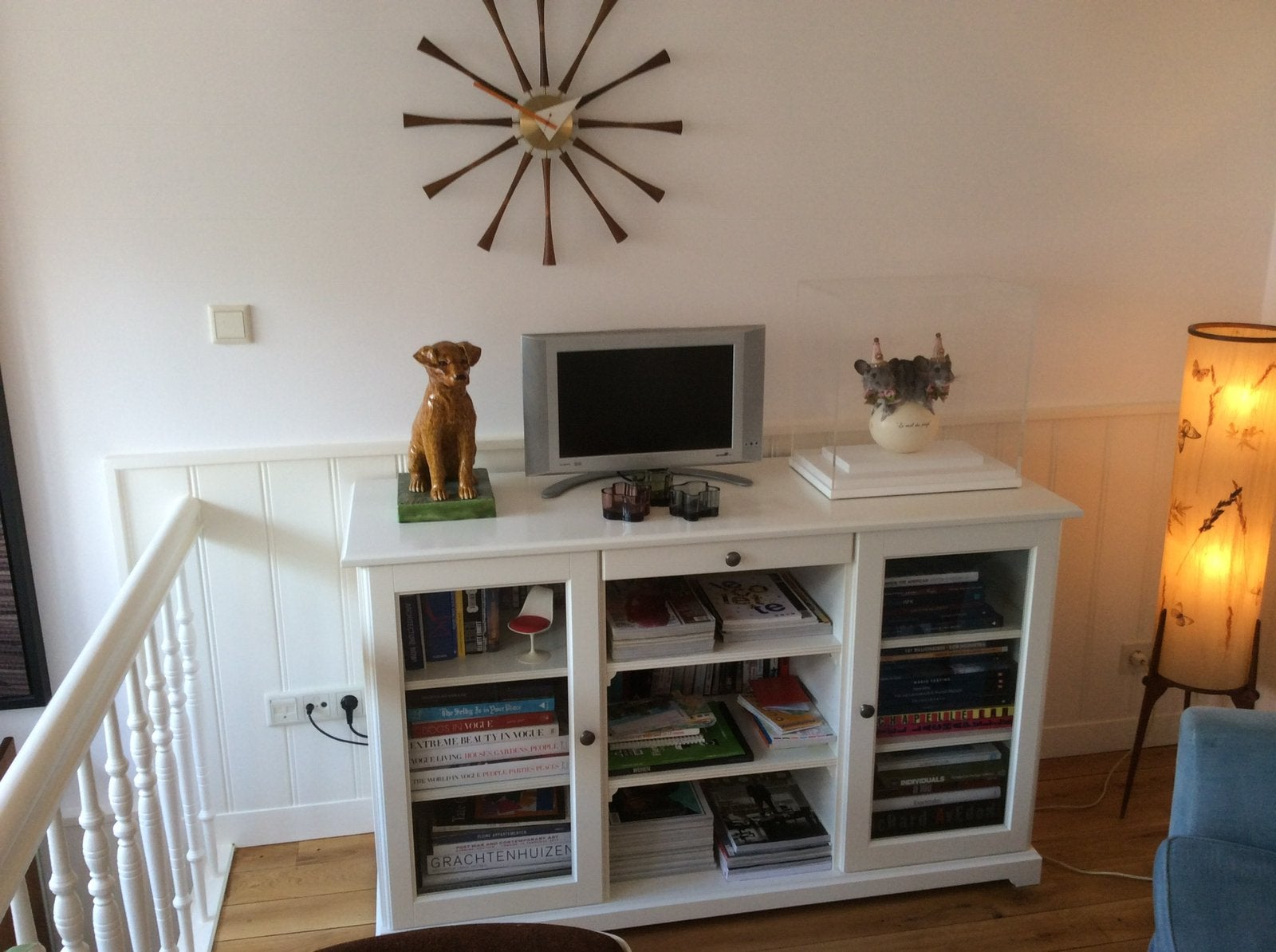 IKEA LIATORP dressoir/tv-meubel - gratis ophalen, Ophalen, Gebruikt, 100 tot 150 cm, 25 tot 50 cm