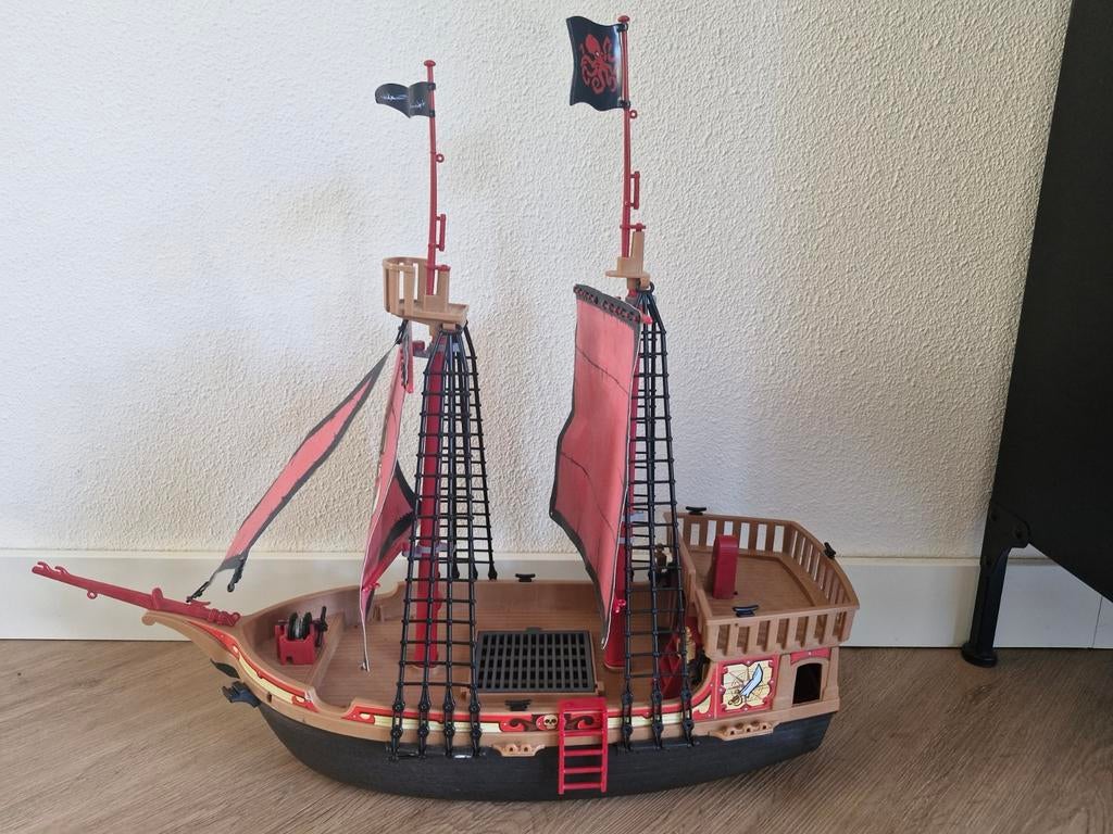 Playmobil Piratenschip met veel extra's, Ophalen, Gebruikt, Complete set