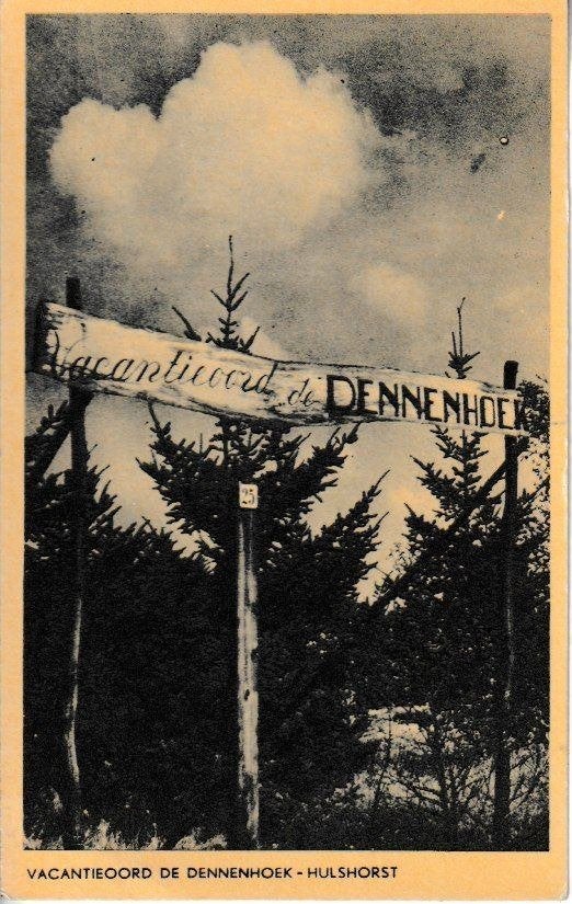 HULSKORST - 1956 - VACANTIEOORD De DENNENHOEK, Ophalen of Verzenden, 1940 tot 1960, Gelopen, Gelderland