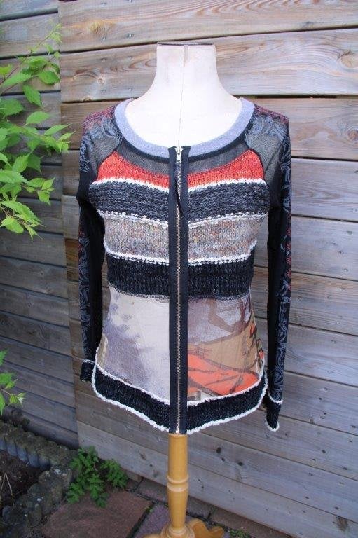 Vest zwart/ oranje Lulu-H mt Xl Vaste prijs, Zwart, Maat 46/48 (XL) of groter, Ophalen of Verzenden, Zo goed als nieuw