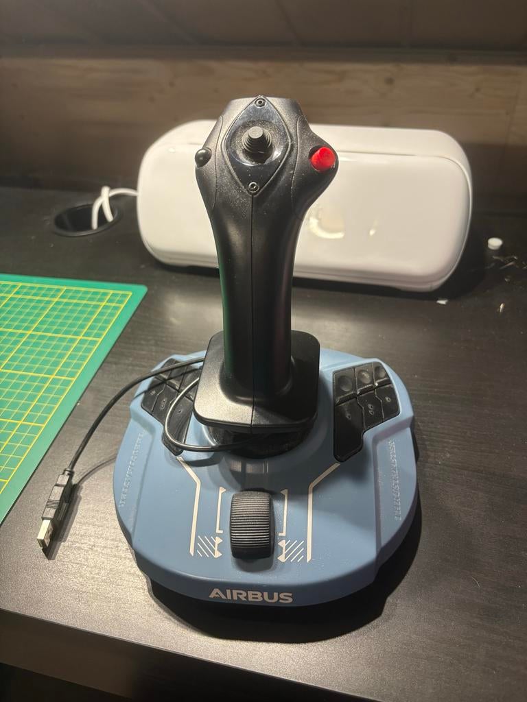 Thrustmaster TCA Sidestick Airbus Edition Joystick, Computers en Software, Joysticks, Zo goed als nieuw, Ophalen of Verzenden