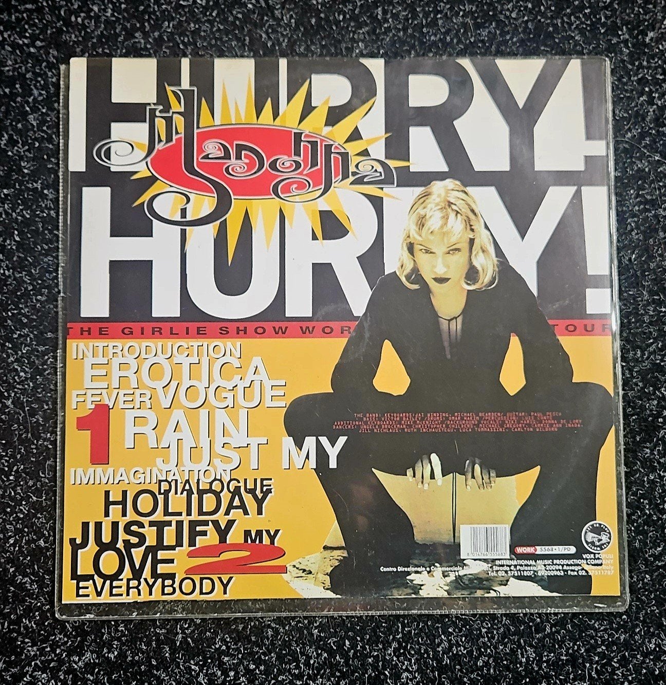 Madonna - The Girlie Show World Tour - Picture Disc LP, Ophalen of Verzenden, Zo goed als nieuw, 12 inch, 1990 - 1999