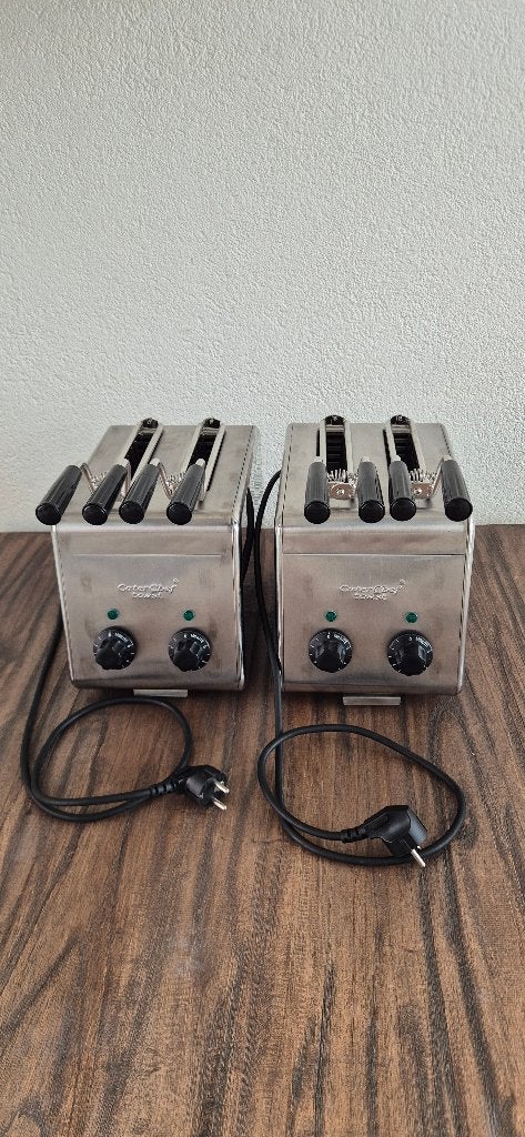 2x Tosti Apparaat RVS Professioneel, Ophalen of Verzenden, Zo goed als nieuw
