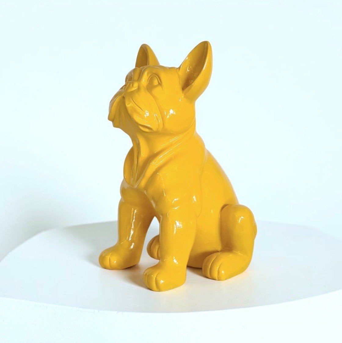 Franse bulldog beeld geel kat poezen beelden hond kopen, Verzenden, Nieuw, Dier