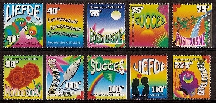 Nederlandse Antillen 1165/74 postfris Liefde 1997, Postzegels en Munten, Ophalen of Verzenden, Postfris
