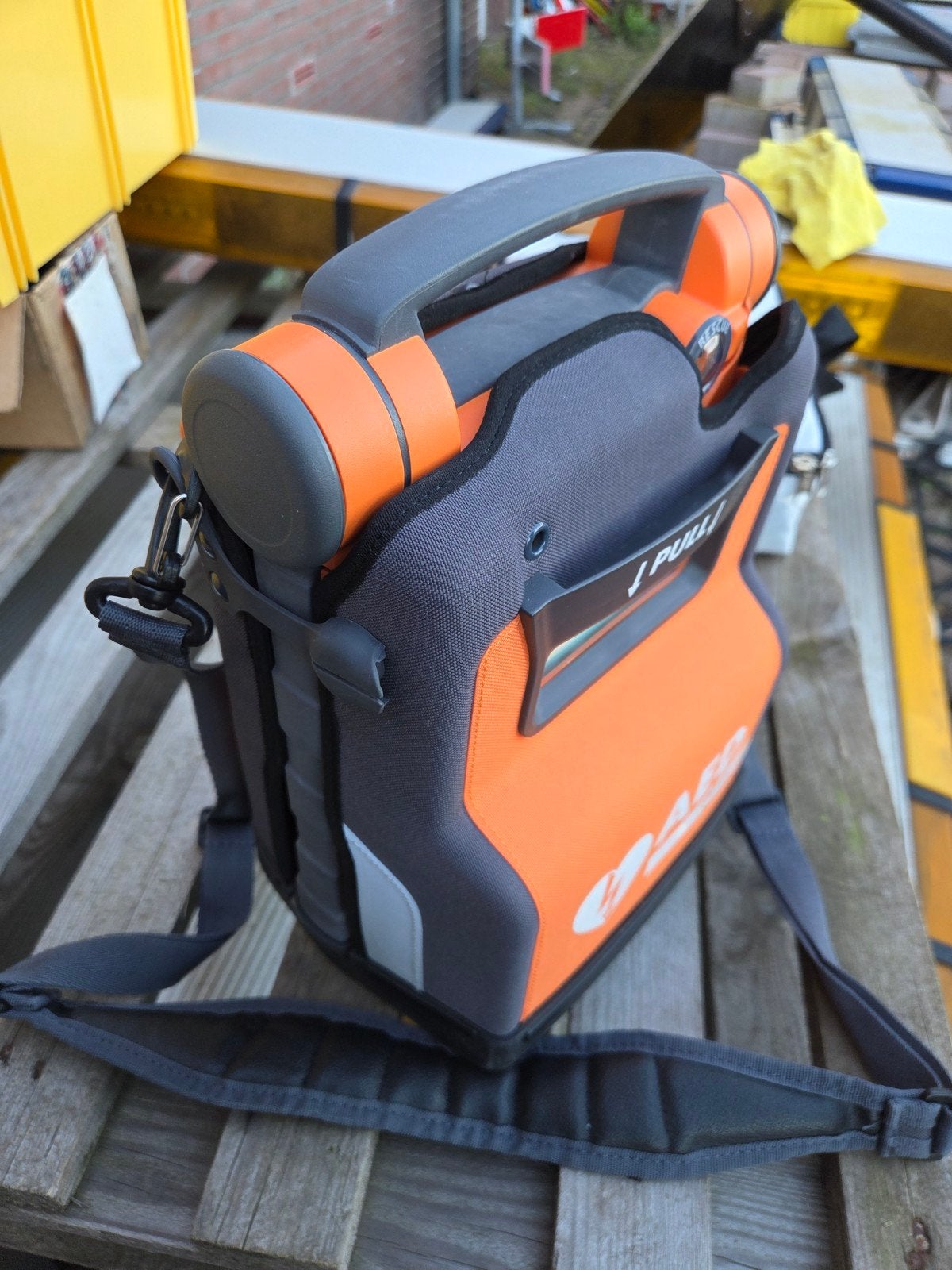 AED Defibrillator cardiac science g5 in tas, Gebruikt, ., Ophalen of Verzenden, G5