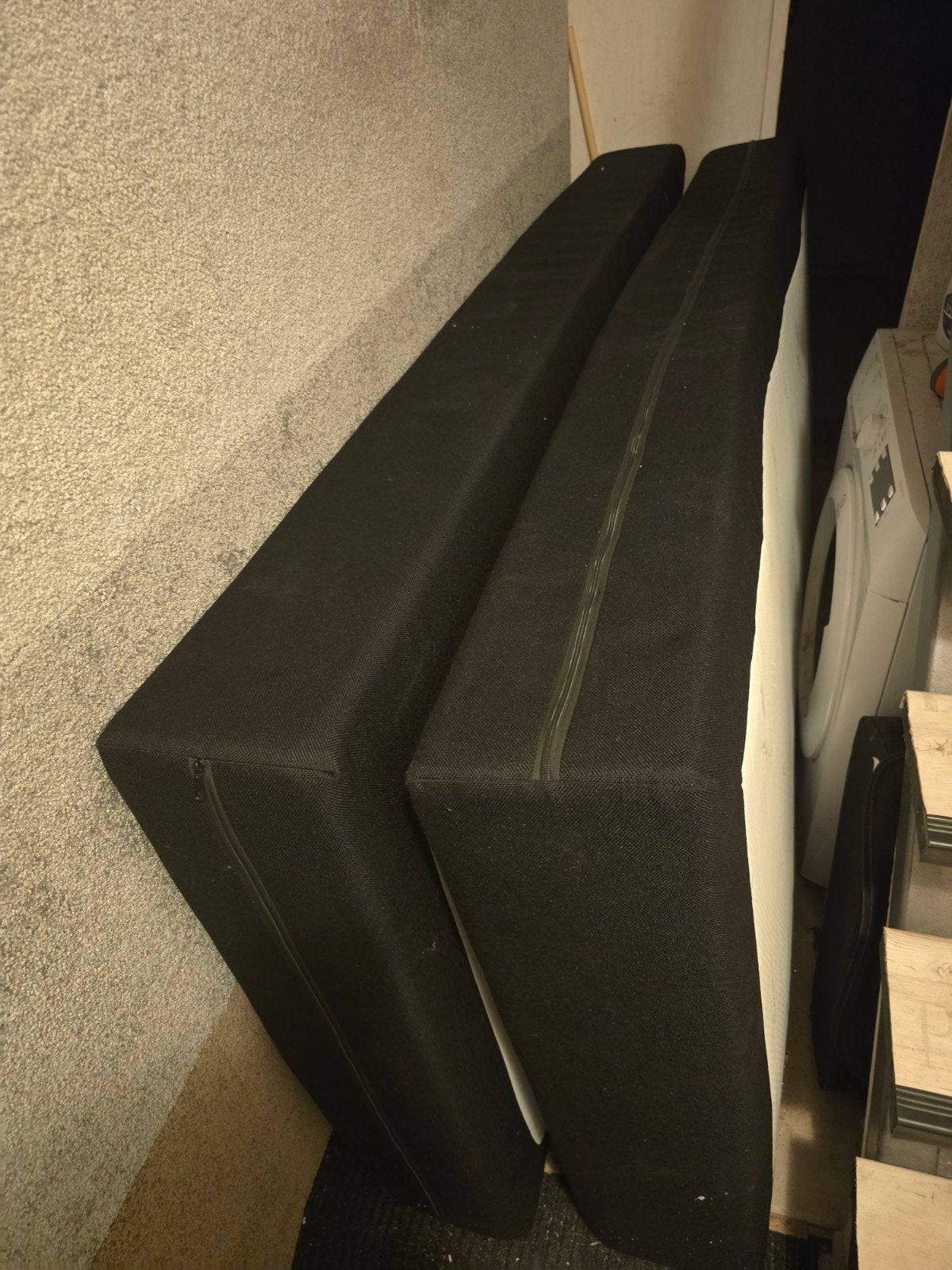 2 gestofferde boxspring matrassen 100x200, Gebruikt, 90 cm, Eenpersoons, Ophalen of Verzenden