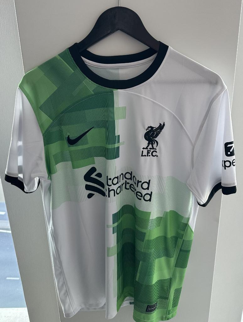 Gesigneerd Liverpool shirt, Ophalen, Maat 52/54 (L), Wit, Nike