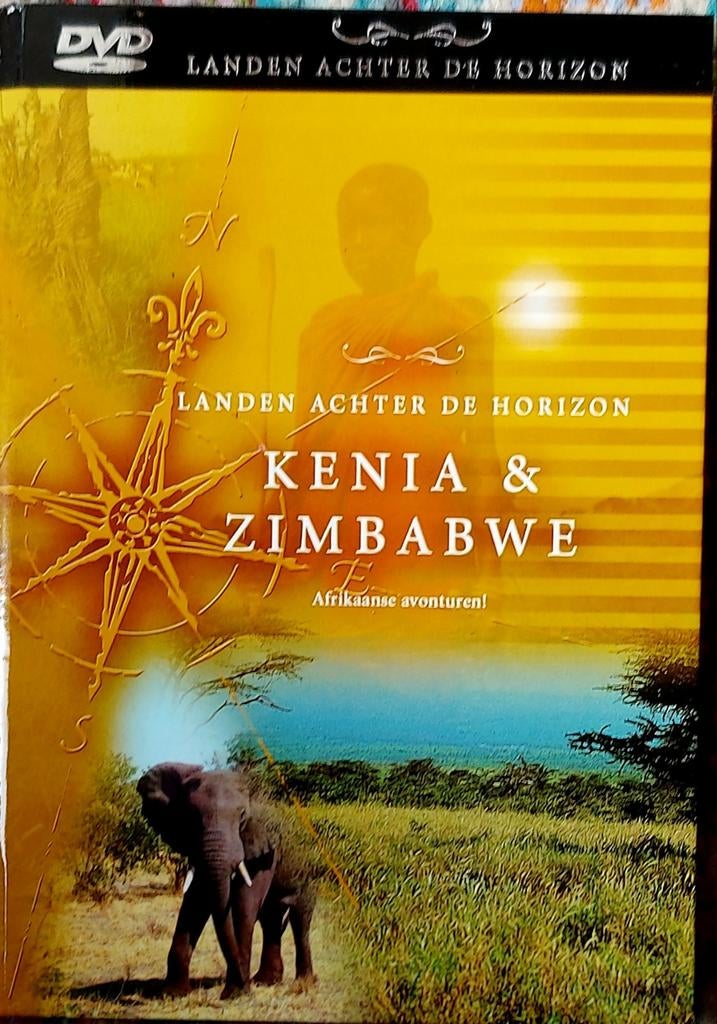 DVD Landen achter de Horizon: Kenia & Zimbabwe, Alle leeftijden, Ophalen of Verzenden, Zo goed als nieuw, Natuur