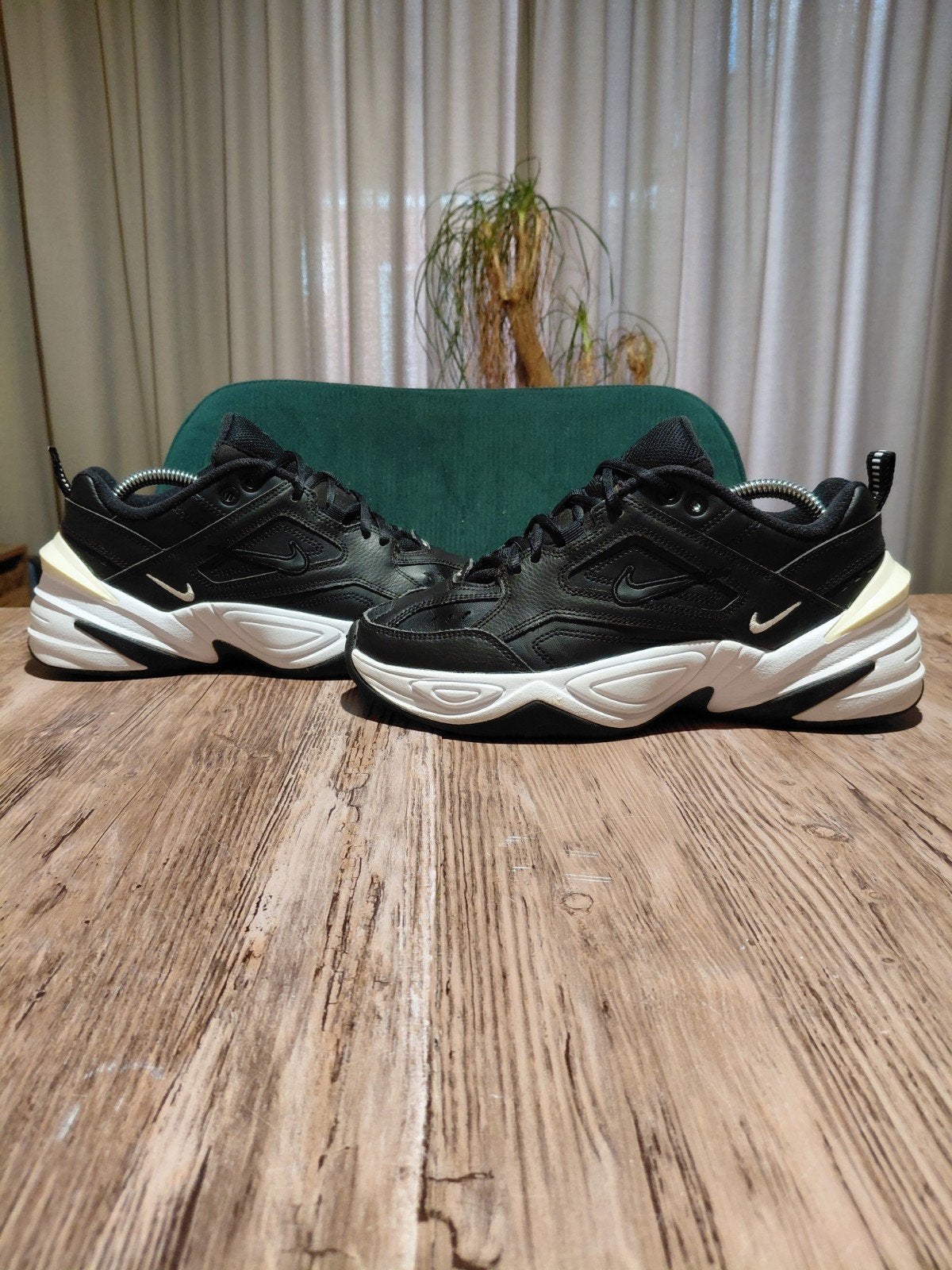 Nike M2K Tekno 'Black & White' Size 38, Zwart, Ophalen of Verzenden, NIKE., Sneakers of Gympen